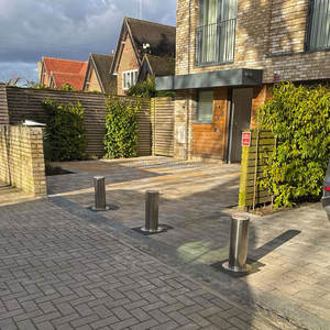 Dissuasori automatici difensivi con la barriera d'acciaio integrale resistente del veicolo del palo di avvertimento della strada per l'area privata della Villa del parcheggio - Product Image 6