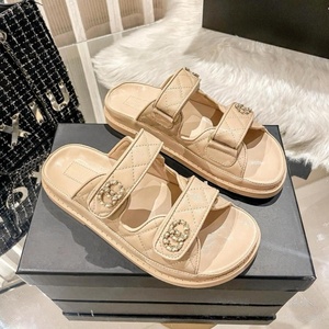 YESTEEM Vente en Gros Collection Printemps-Été <span class=keywords><strong>Sandales</strong></span> <span class=keywords><strong>Femme</strong></span> Tendance à Carreaux Diamants <span class=keywords><strong>Plates</strong></span> à Velcro Épaisses Faciles à Enfiler Détente - Product Image 6