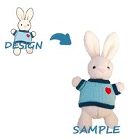Peluche personnalisée super douce à poils longs avec broderie, doublure en maille de nylon fonctionnelle, fabricant OEM