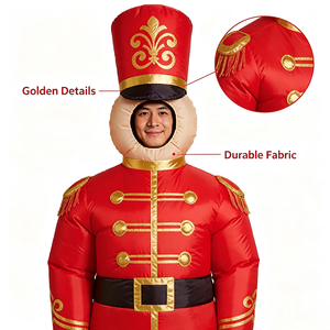 Costume gonflable de soldat jouet, tenue de mascotte gonflable pour Halloween, carnaval, défilé, festival, fête, événement, location, spectacle - Product Image 5