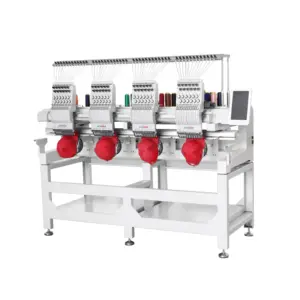 High Efficient 4 Head 9/12/15 Needles Accuracy And Household Embroidery Machine