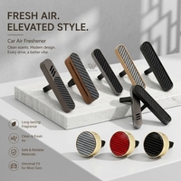 Nouveau diffuseur de parfum automobile en métal pour grille d'aération, support d'arôme pour voiture
