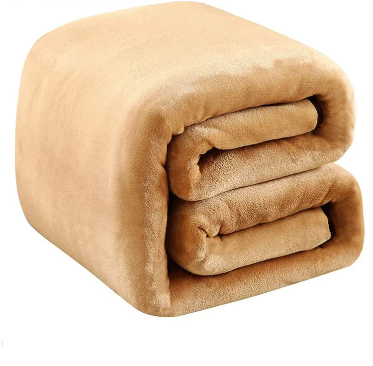 Professional Factory Wholesale Custom name Warm Coral Flannel Blanket Throw winter Blanket king queen size for Home Decor