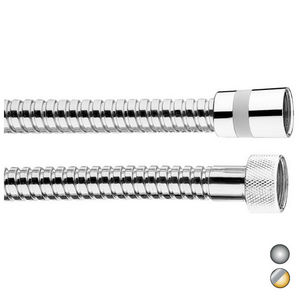 Tuyau de douche en laiton à double sertissage 200 cm Chrome Or - Product Image 2
