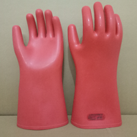 Gants isolants électriques en caoutchouc haute tension, fournisseur chinois, gants de sécurité