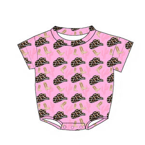 Sommerlicher Karierter Monster-Truck Bambus-Baby-Strampler für Jungen und Mädchen Kurzarm Western-Stil Übergroßer Bubble-Romper für Kleinkinder - Product Image 2