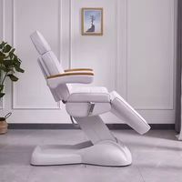 Lit de beauté électrique entièrement automatique Table faciale élévatrice pliable pour physiothérapie dans le salon ou la salle de sport en métal durable