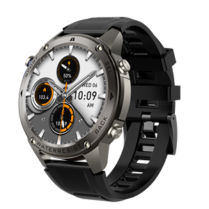 Ban đầu gồ ghề Đồng hồ thông minh dm56 siêu đầy đủ kim loại ứng dụng điện thoại Kết nối GPS theo dõi cho thể thao tháng Tuổi thọ pin thông minh đồng hồ - Product Image 1