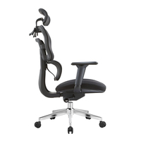Fabrication chinoise, vente en gros de meubles de bureau, chaise de bureau ergonomique pivotante en maille moderne et réglable
