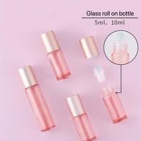 Emballages cosmétiques personnalisés à faible MOQ, série mini format voyage, flacons vides en verre PET pour huile, impression sérigraphiée, bouchon pompe