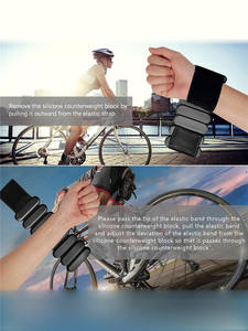 Gelang bobot pergelangan tangan dan pergelangan kaki <span class=keywords><strong>2</strong></span> Lb pasang Logo kustom gelang tangan silikon persegi panjang sudut pergelangan tangan dapat disesuaikan - Product Image 4