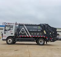 Nouveau camion à ordures Dongfeng Duolika D6, diesel, 4x2, manuel, chargement arrière avec compacteur pour la collecte et le recyclage des déchets