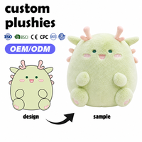 Coussin en peluche Dragon Rond et Mignon, Doux, en forme de dessin animé, 6 Couleurs, pour Anniversaire d'enfants, Baby Shower, Décoration Personnalisée OEM, Cadeau