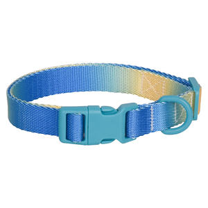 Dropshipping de gama alta Arco Iris personalizar moda Eco fuerte algodón resistente cachorro entrenamiento poliéster mascota perro gato <span class=keywords><strong>Collar</strong></span> - Product Image 6