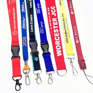 High Quality Lanyards With Logo Custom Satin Nylon Polyester Lanyard Phone Custom Lanyard