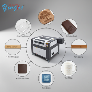 <span class=keywords><strong>Machine</strong></span> de découpe <span class=keywords><strong>laser</strong></span> CO2 Yinghe de haute qualité, 80W/100W/130W, pour acrylique, <span class=keywords><strong>bois</strong></span>, contreplaqué, MDF, cuir, verre, cristal, tube en verre scellé - Product Image 2