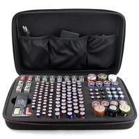 Estuche rígido de EVA multifuncional personalizado, estuche rígido de transporte de Batería grande para caja de almacenamiento 199 AA/AAA/C/D/9V