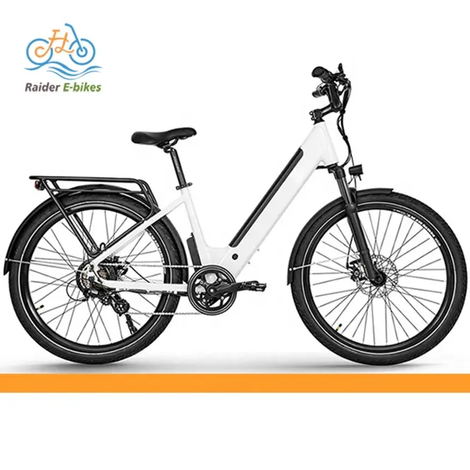 Incredibile sensazione di guida 27.5 ''bicicletta elettrica per la comunicazione dei pneumatici StepThru city 250W e-bikes 2023 bici elettrica