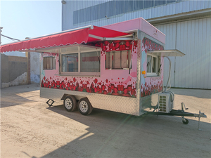 Chiosco per Hamburger Personalizzato di Nuovo Design, Rimorchio per Alimenti da Forno, Rimorchi per Cibo all'Aperto <span class=keywords><strong>con</strong></span> Attrezzature da Cucina Mobile in Vendita negli Stati Uniti - Product Image 2