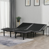 Lit réglable multifonctionnel avec tête et pieds réglables, pliable, taille Twin XL, moteur allemand Okin, Verstellbares Bett