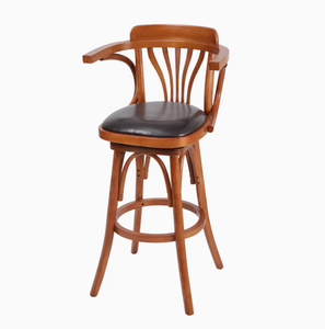 Muebles de Bar de Estilo Vintage Americano para <span class=keywords><strong>Restaurante</strong></span> y Hotel Moderno, Combinación de Mesas y Sillas Altas de Madera Maciza - Product Image 6