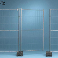 Panneaux de clôture temporaires YC en acier galvanisé pour chantier, barrière portable 7x8 pieds, fabricant