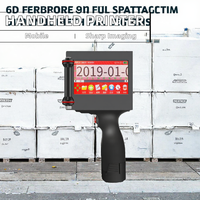 Imprimante jet d'encre portable manuelle neuve 600 dpi à séchage rapide pour cartes, codes flexibles, dates d'expiration, codes QR, sacs en papier – Garantie 1 an