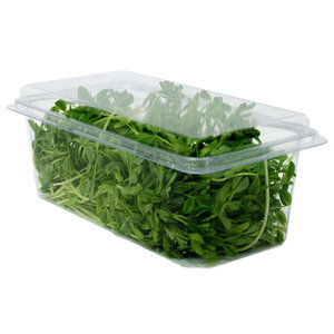 Clear Herbs Clamshell Vegetable Packaging Disposable Lettuce Plastic Containers Transparent Clamshell Packaging Herbs