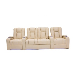 JKY meubles en cuir inclinable électrique canapé puissance sectionnel Home cinéma film cinéma Table planche porte-gobelet salon hôtel - Product Image 4