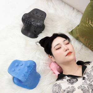 Cervical Spine Support <b>Pillow</b> For Neck Massage And <b>Posture</b> Correction In Pink Black Royal Blue Colors Durable Design - Product Image 1