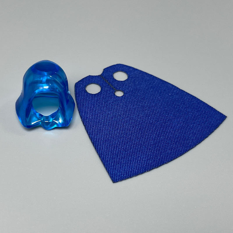 Base Capa Azul Capucha Azul Transparente