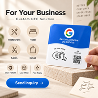 Panneau d'avis NFC en acrylique imprimé sur mesure avec code QR et support adhésif pour affichage des commentaires clients sur les bureaux d'accueil d'hôtel