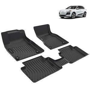 Fábrica impermeable ajuste personalizado Tpe todo clima 3D revestimiento de suelo de coche bandeja alfombrillas de suelo de coche para Audi Q6 <span class=keywords><strong>e</strong></span>-<span class=keywords><strong>tron</strong></span> 2025-alfombra Interior - Product Image 2