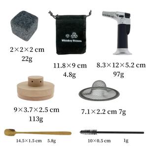 Bartending Cocktail Hút Thuốc Kit Set Với Torch Và 4 Loại Gỗ Chip Hộp Gỗ Cho Whiskey Bourbon Cocktail Hút Thuốc - Product Image 6