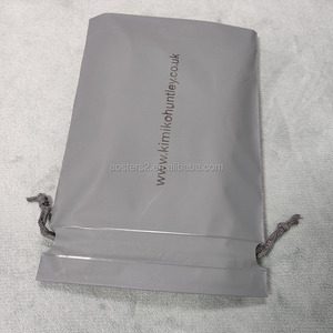 Umwelt freundliche maßge schneiderte Werbe-Cinch-Tasche Kunststoff-Kordel zug Shop und Rucksack Draw String Taschen mit benutzer definierten Logo - Product Image 4