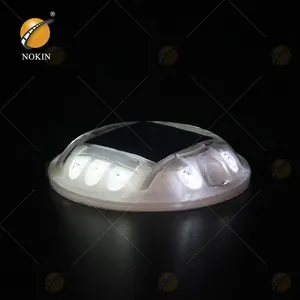 Luz LED Solar ámbar para carretera, 10 Luces LED de diseño Popular con energía Solar, Ojo de Gato