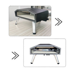 Horno de Pizza <span class=keywords><strong>Eureka</strong></span> Portátil a Gas de 16 Pulgadas, Moderno, de Acero Inoxidable con Recubrimiento en Polvo Premium para Fiestas en Zonas de Aficionados al Fútbol - Product Image 4