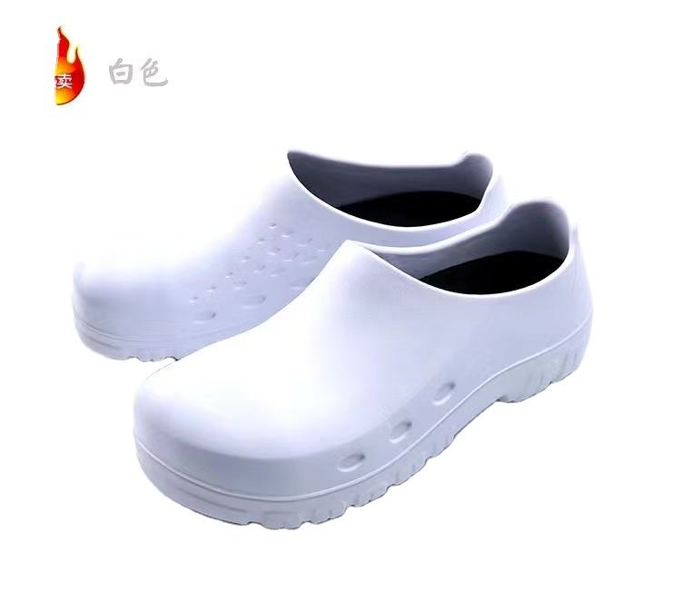 Non-Slip Rubber Steel Toe Chef Shoes for Kitchen Restaurant