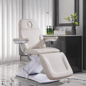 <strong>Top</strong> Selling 3 Motors Electric Cosmetic Facial Spa <strong>Beauty</strong> Bed Modern White Base <strong>Salon</strong> Furniture Massage Table for <strong>Salon</strong> - Product Image 2