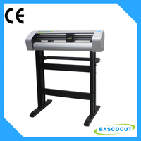 Machine de découpe de vinyle PVC et d'autocollants à transfert thermique haute précision 24 pouces avec pointeur manuel à point rouge et haute vitesse