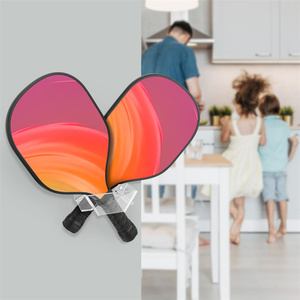 Support mural acrylique Pickle Paddle Rack Stand 2 Paddle Display Holder Badminton Paddle Rack pour <span class=keywords><strong>deux</strong></span> Pickleball Raquette de tennis de table - Product Image 5