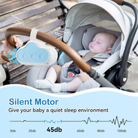 Transat intelligent pour bébé avec bascule à bascule automatique et bruit blanc apaisant Bluetooth-Consumer Electronics