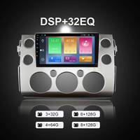 Aijia Écran tactile Android 9 pouces DSP pour FJ Cruiser 2007-2013 Système radio stéréo GPS multimédia Amplificateur portable 1 an