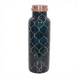 Fabricant de bouteilles d'eau en cuivre en gros avec étiquette privée et emballage personnalisé - Product Image 1