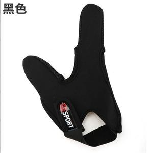 Gants de pêche sportive à deux doigts, noirs, respirants, résistants à l'usure, pour une utilisation en extérieur, unisexe, taille M - Product Image 2