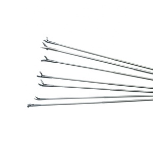 Set instrumen operasi, Stainless Steel mikro Laryngeal biopsi Forceps Manual dokter hewan Laryngeal - Product Image 4