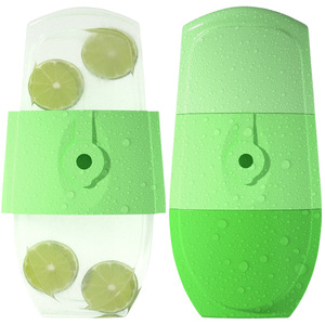 Rodillo <span class=keywords><strong>Facial</strong></span> de Silicona de Doble Extremo con 3 Secciones, Masajeador Portátil de Terapia Fría para Aliviar la Hinchazón de la Piel Después de Tratamientos de Belleza - Product Image 1