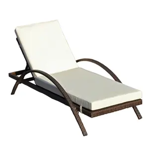 Ensemble de canapés ronds en rotin et osier antirouille pour extérieur de luxe pour terrasse et jardin avec table basse