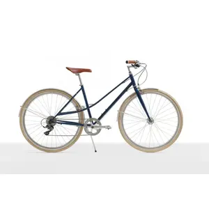 Новое поступление, 700c, Женский велосипед в голландском стиле, хромированная рама, 8-скоростной городской велосипед, комфортный городской велосипед для взрослых