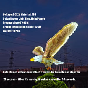 Chuyên nghiệp ngoài trời IP65 đánh giá LED Motif đèn vàng Đại Bàng năng động nhân tạo chiếu sáng cảnh quan giáng sinh công viên bãi cỏ cảm biến - Product Image 3